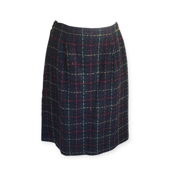 Vintage Plaid Skirt Set - Picture 4 of 7